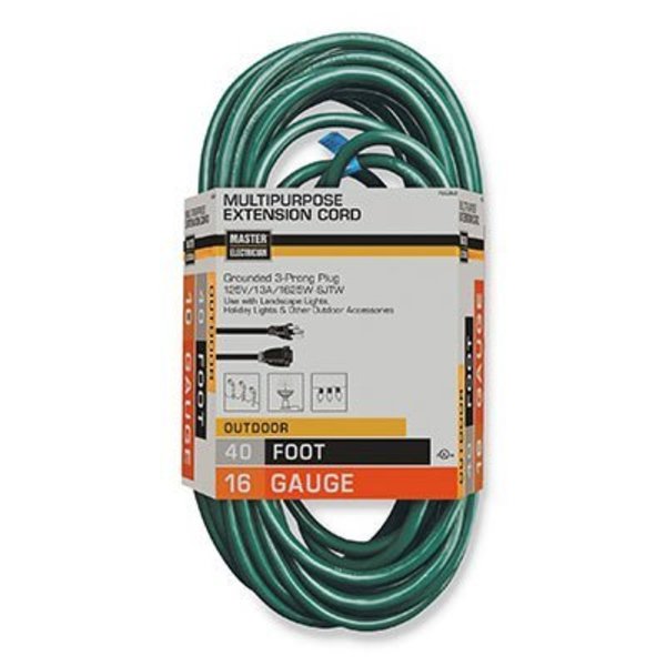 Pt Ho Wah Genting Me40' 16/3 Grn Ext Cord 02356-05ME